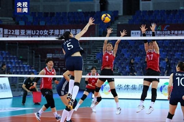 3比1胜韩国队！中国队晋级U20女排亚锦赛决赛