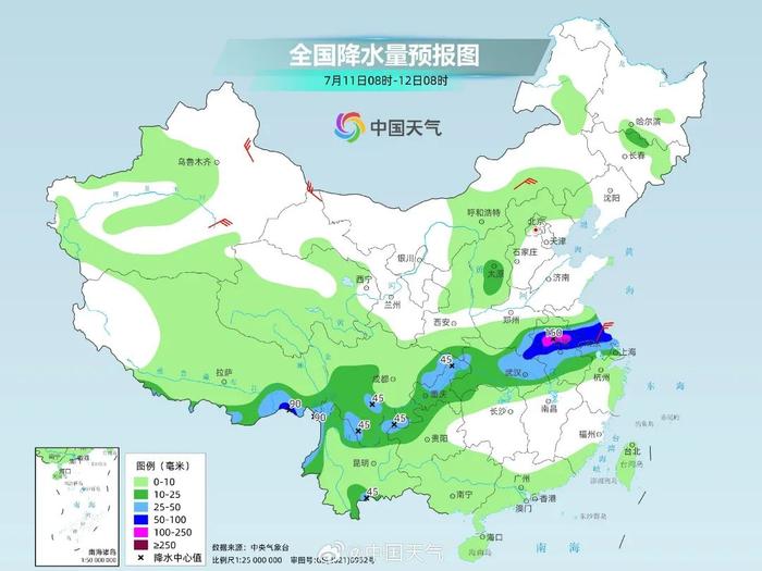 今夜暴雨！明天暴雨！后天大暴雨！