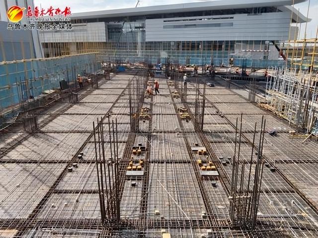 乌鲁木齐机场改扩建过夜用房全面进入地上主体结构施工