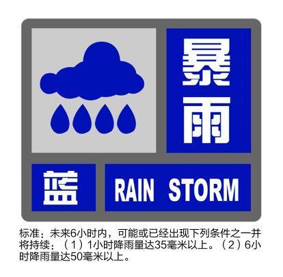 大风黄色+暴雨蓝色+雷电黄色，上海三预警高挂