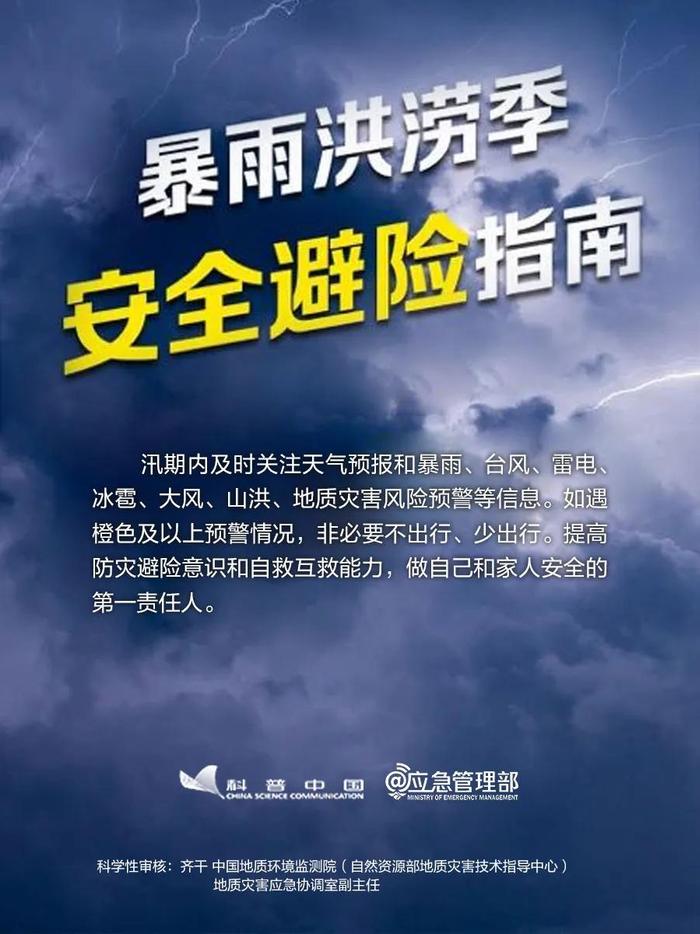 痛心！重庆垫江6人遇难！发生暴雨如何避险？