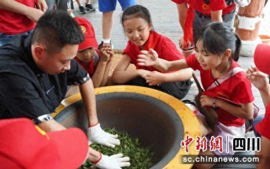 四川省万名青少年夏令营雅安分营在雨城区开营
