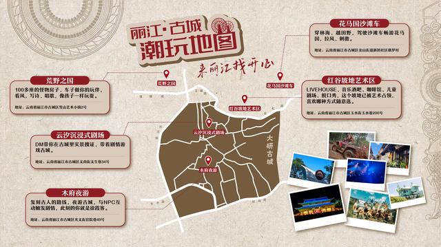 20度的丽江｜丽江发布古城潮玩地图，汇聚夜游、越野等潮流