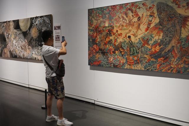 第十四届全国美术作品展览壁画作品展在郑州美术馆开幕