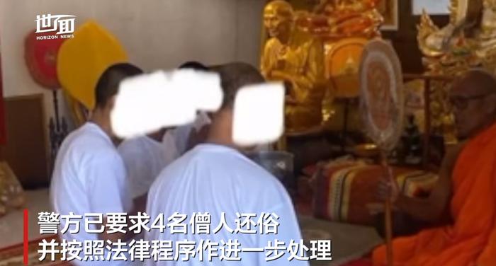 泰国21岁僧人被另一僧人用铁锤砸头致死，警方调查发现：全寺吸毒