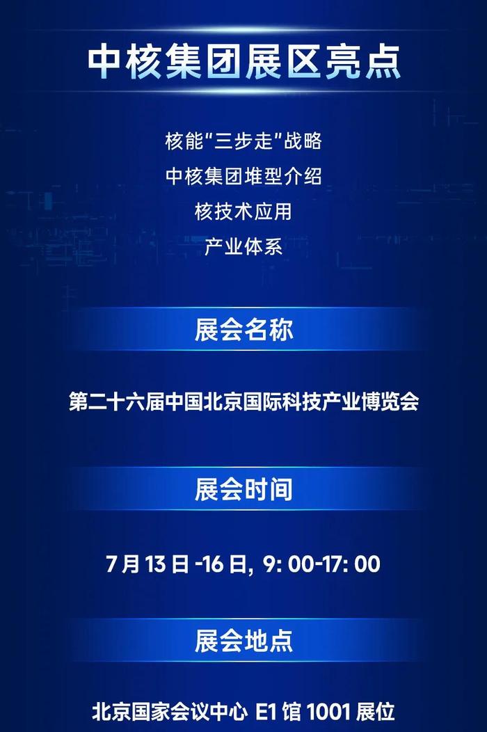 这个周末，中核集团邀你来北京科博会打卡！