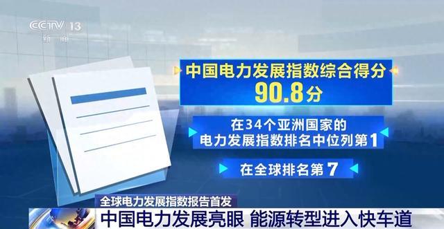 中国排名亚洲第一 全球电力发展指数报告首发