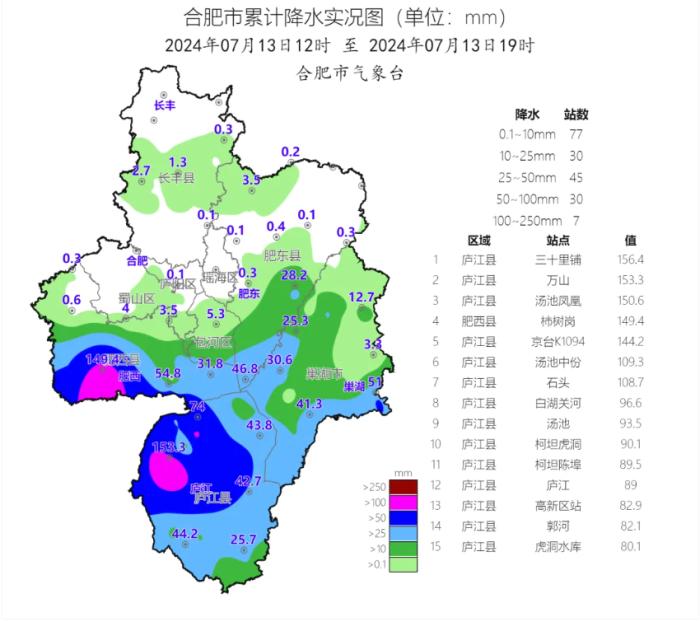 因受雨水影响，合肥多个景区景点暂时关闭