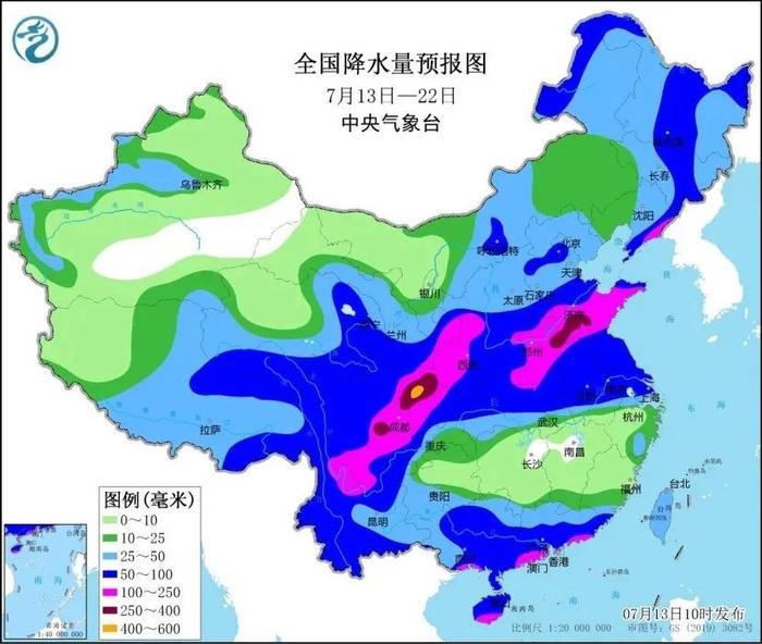 大暴雨、特大暴雨！四川多条河流或发生超警戒水位洪水