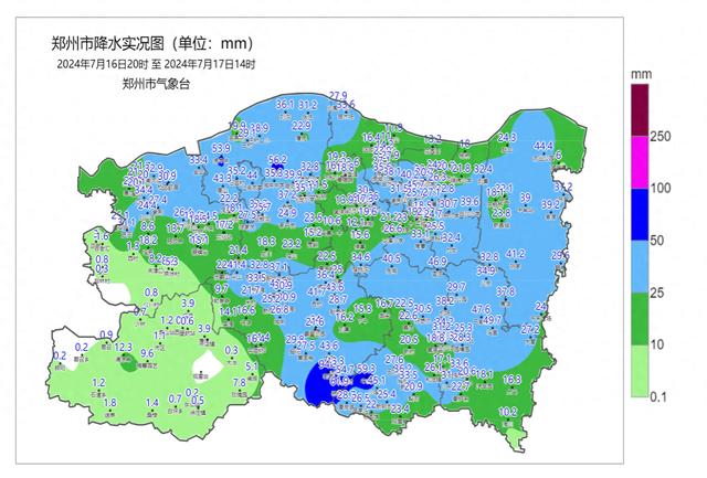 郑州今日降雨最强时段来了 持续到晚上八点