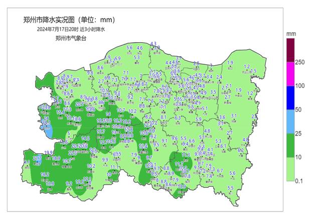 今天的雨还要下多久? 未来3小时郑州市降水减弱