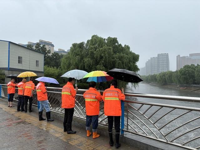 紧盯雨情、水情，郑州“两河一渠”全力筑牢防汛“安全堤”