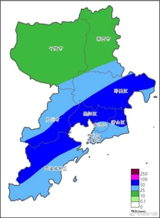 最新预报！青岛有中到大雨，局部暴雨并伴有雷电和8～10级雷雨大风！时间就在→