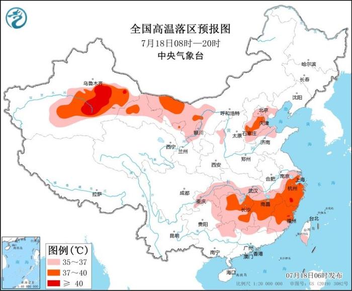 黄淮地区及四川盆地等地雨水不断 江南及京津冀等地气温高