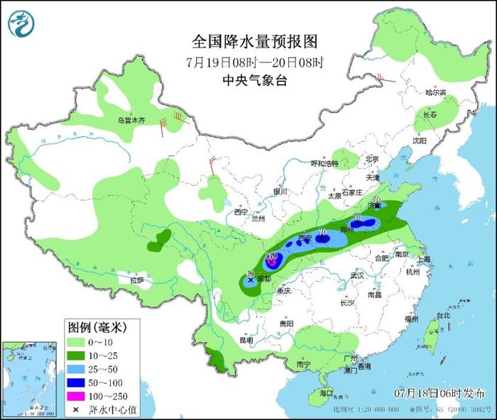 黄淮地区及四川盆地等地雨水不断 江南及京津冀等地气温高