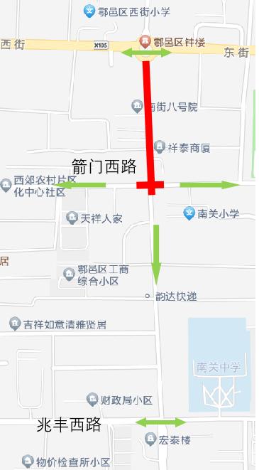 注意绕行！该段道路封闭施工→