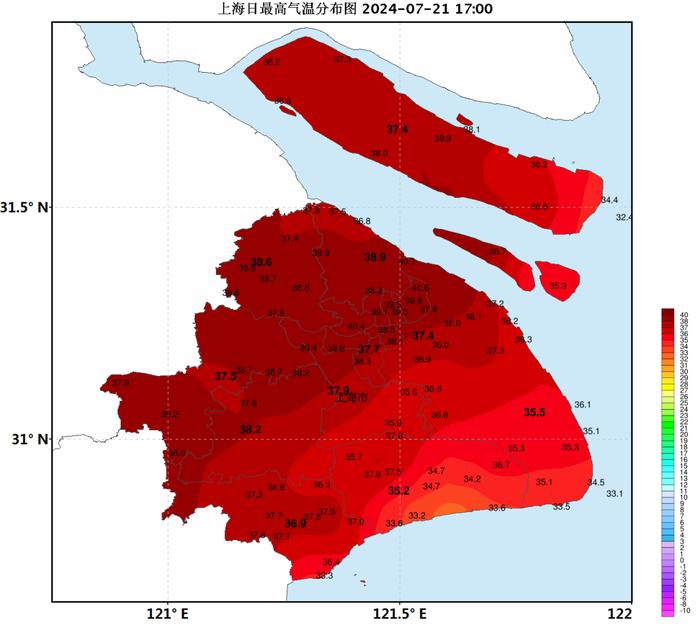 上海今年第14个高温日止步于37.7℃，下周中后期将受台风外围影响
