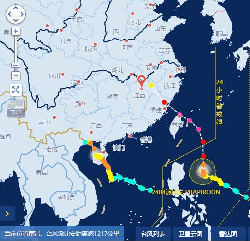 中到大雨！双台风来袭，一个将影响江西？最新动态→