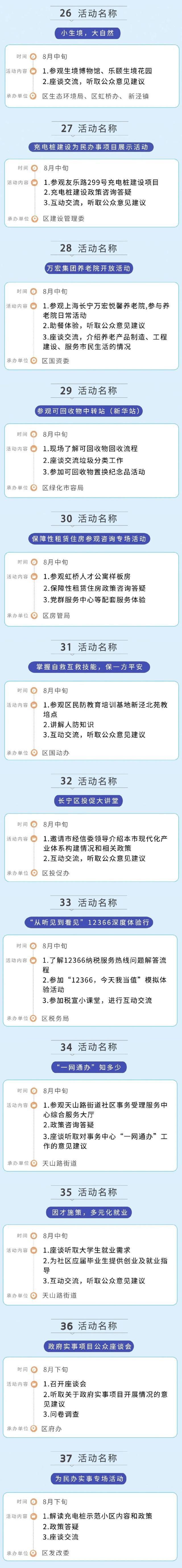 民心工程、实事项目，2024年长宁区“政府开放月”启动报名