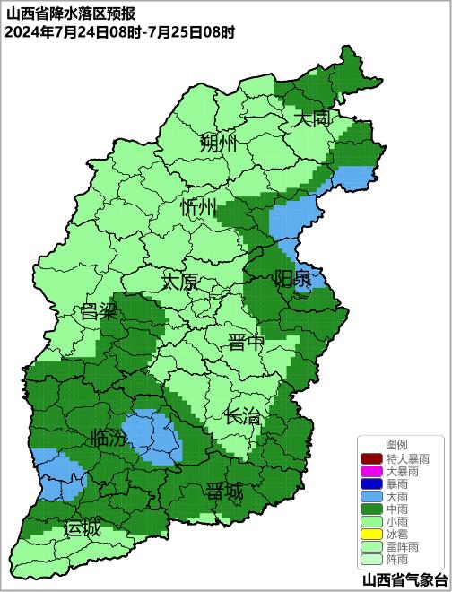 山西：明天部分地区雨量较大，注意防雷避雨