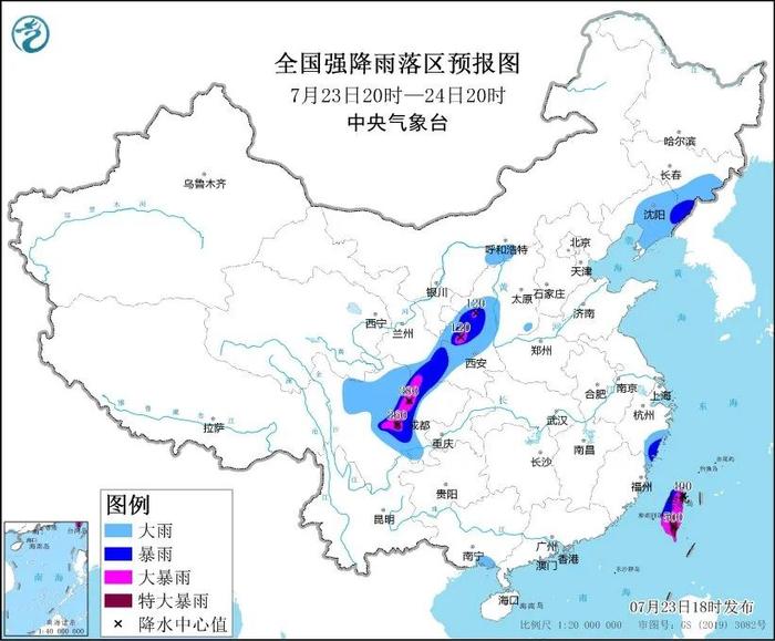 地灾橙色预警！山洪灾害红色预警！四川这些地方将有大暴雨→