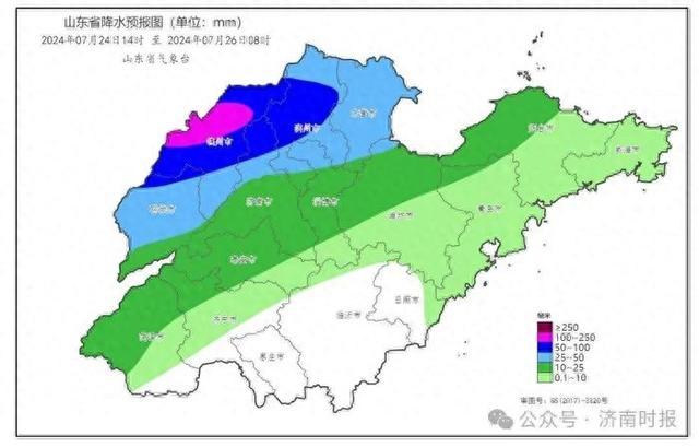 山东最新预报：强对流天气下午到，济南北部等地有大雨局部大暴雨+雷电+8～10级风