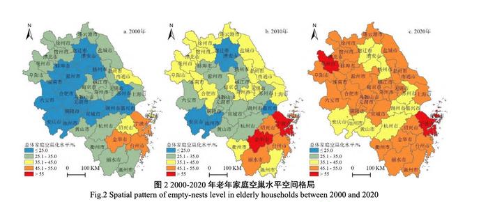 长三角老年家庭空巢率20年剧烈变化，高生育率地区也具较高空巢率