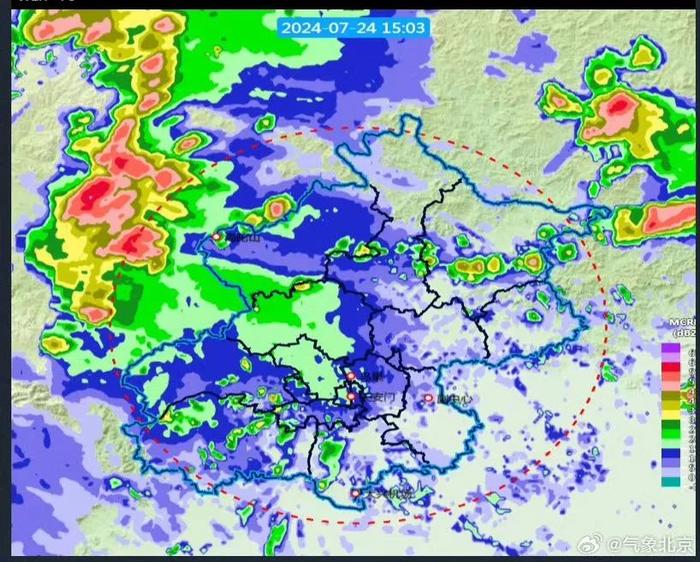 有些地区还在出太阳，体感超40℃，北京今天的雨什么时候来？