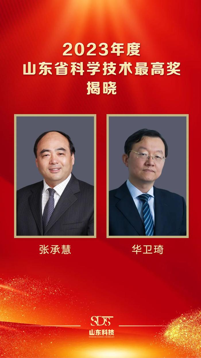 2023年度山东省科学技术最高奖揭晓，这2人获奖