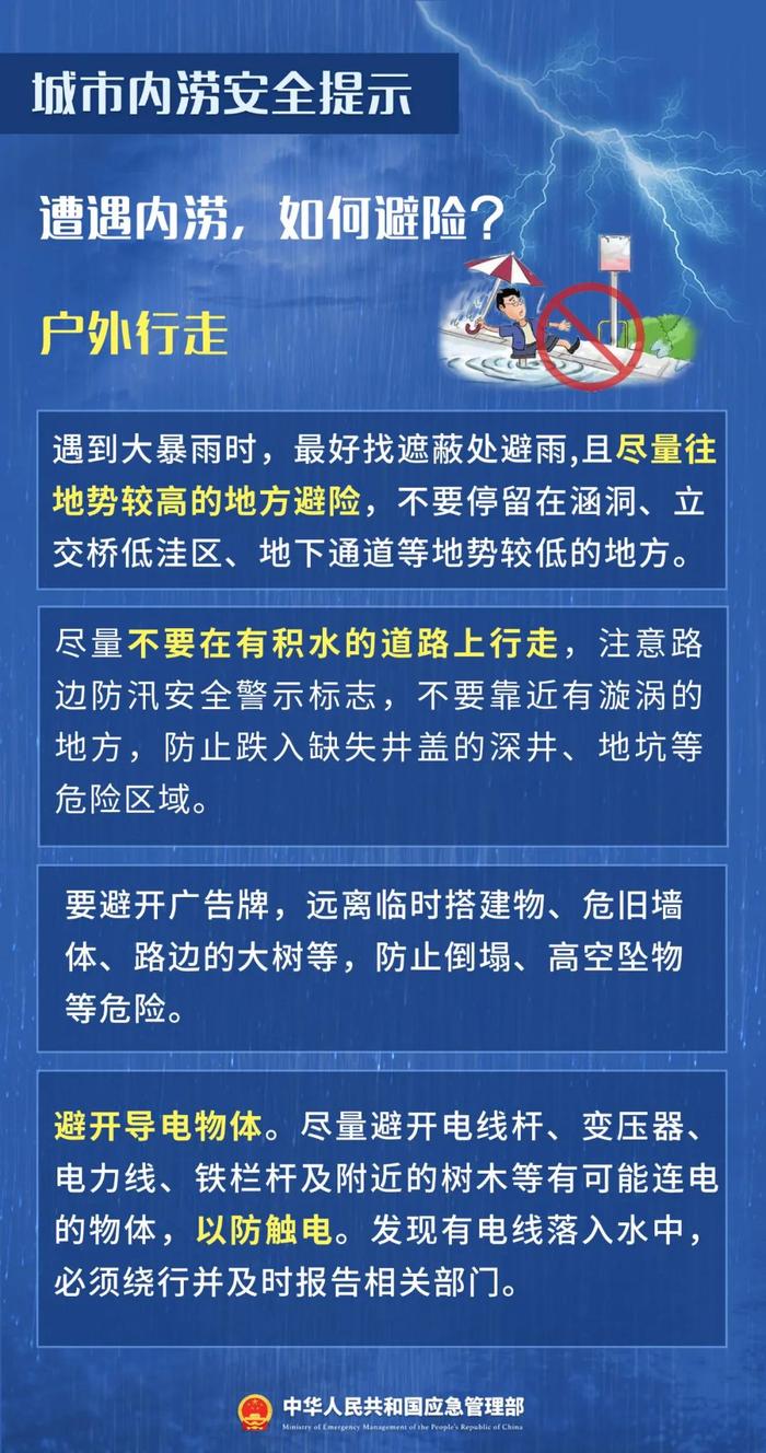 关于城市内涝，这些安全知识你要了解！