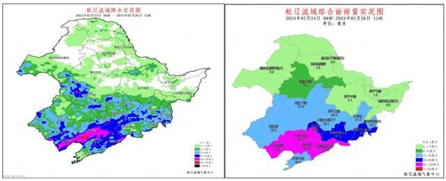 7月26日午后-7月30日大小凌河、辽河干流、浑太河、鸭绿江、东辽河、丰满流域、图们江有明显降水