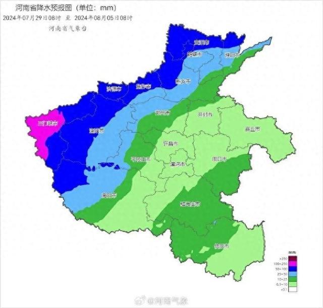 局部大到暴雨！未来一周河南多降水天气