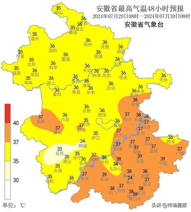 局部可达40℃！安徽全省转为晴热高温天气！