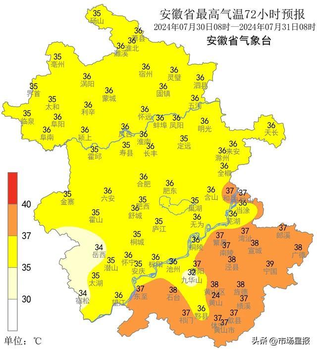 局部可达40℃！安徽全省转为晴热高温天气！