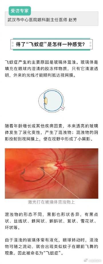 眼前总有小飞虫是怎么回事