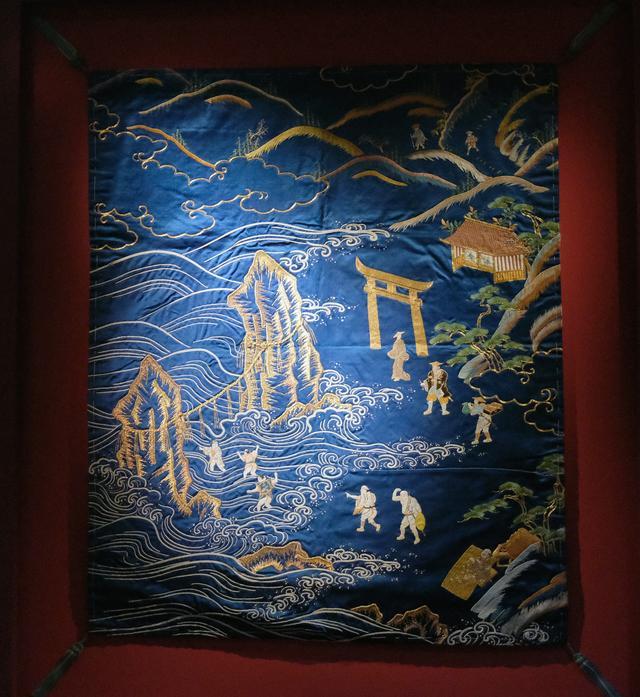 夫妻岩袱纱,江户晚期或明治时期 赵海燕 摄