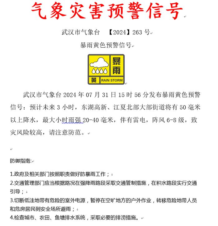 刚刚预警连发！暴雨、雷电今晚就到，武汉将再度......