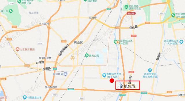 北京建工以底价16.44亿元竞得房山区良乡大学城地块