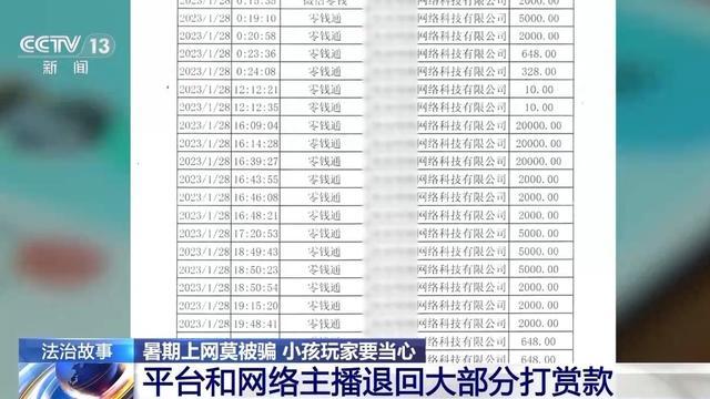 法治在线丨“游戏皮肤免费送”、主播诱导打赏……警惕专挑孩子下手的骗局