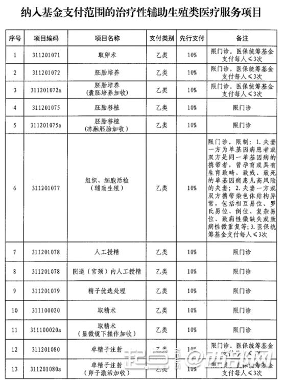 9月1日起 陕西将部分治疗性辅助生殖类医疗服务项目纳入医保