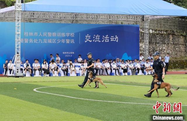 香港警务处九龙城警区少年警讯团参访桂林