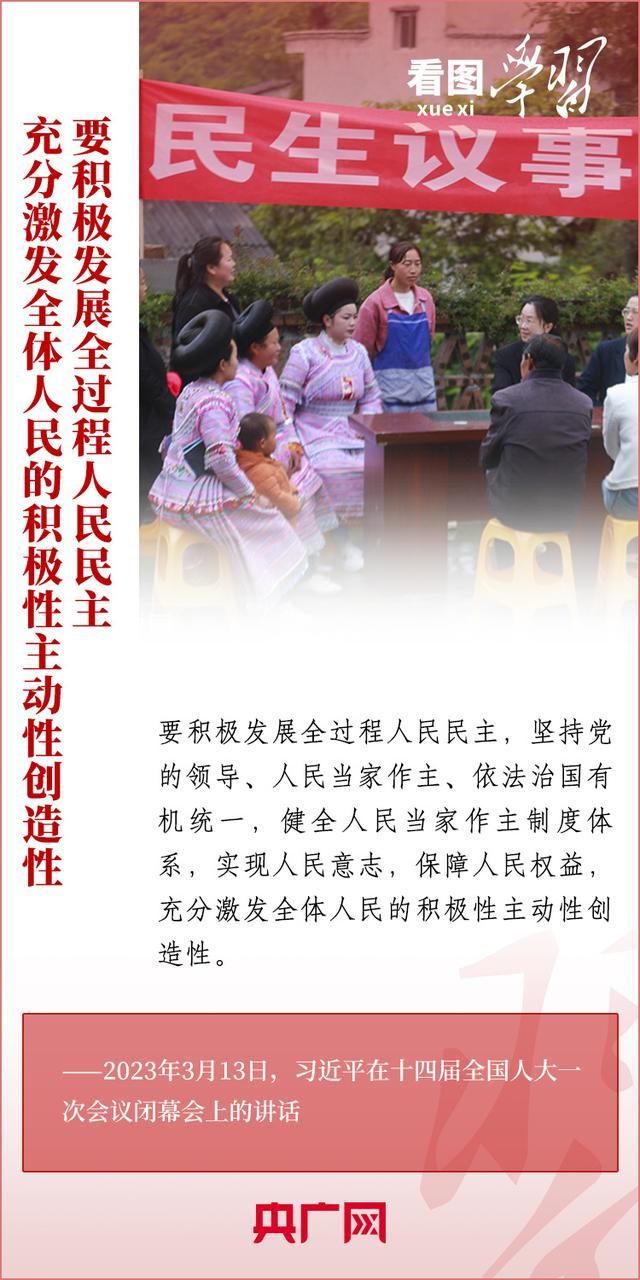 看图学习·改革为人民丨发展全过程人民民主 充分激发全体人民的积极性主动性创造性