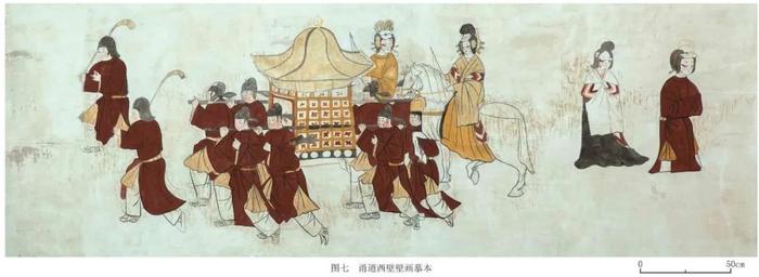 西安白杨寨晚唐壁画墓出土的精美壁画