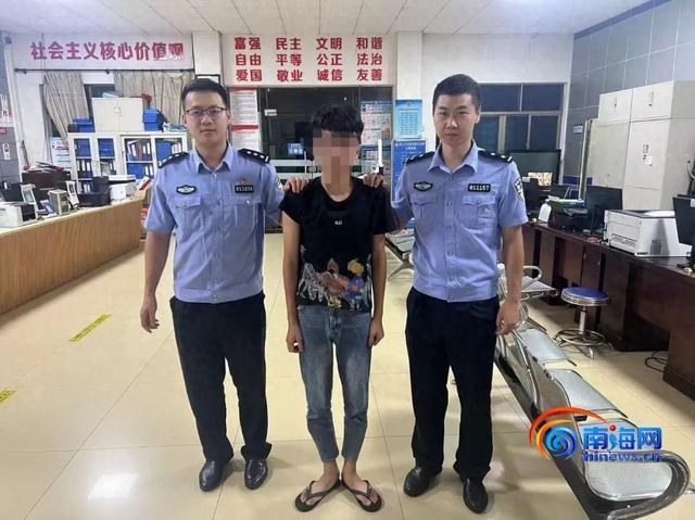 为娱乐消费，两男子偷摸对电动车电瓶下手被海口警方抓获