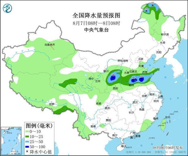 华北黄淮等地将有强降雨 江淮及以南大部地区高温持续