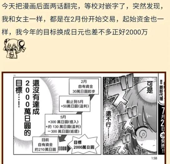 讲美少女搞投资的漫画，大家却更关心作者什么时候破产