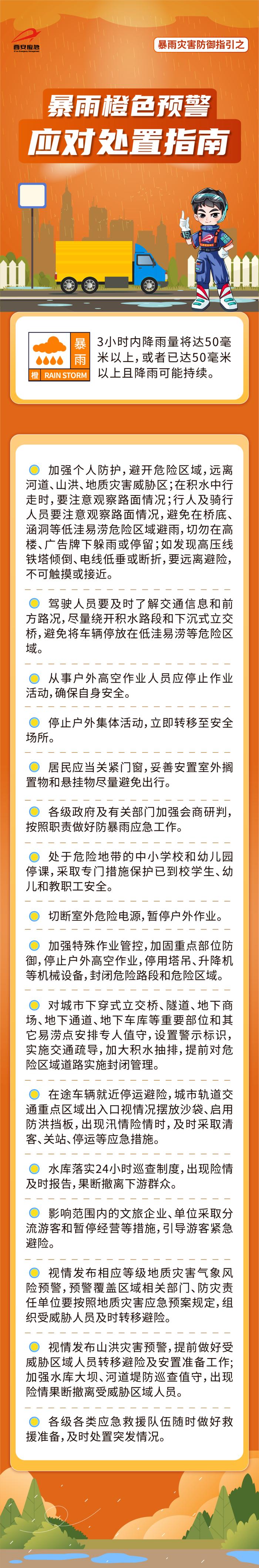 最新预警！西安启动防汛三级应急响应