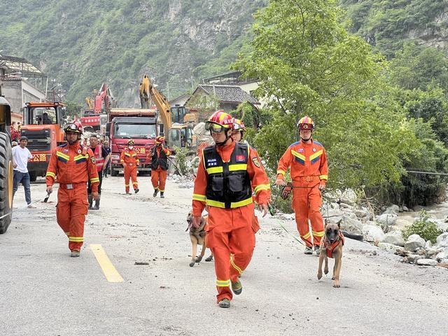 雅康高速隧间桥垮塌，和泥石流一起坠落的人