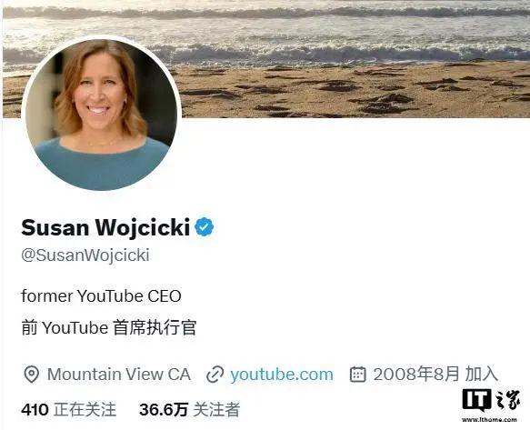 YouTube前CEO“谷歌女财神”去世