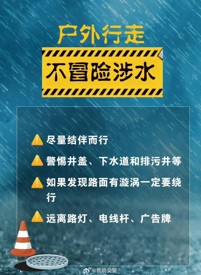 蜀黍的日常提醒—— 暴雨天气9个安全提醒